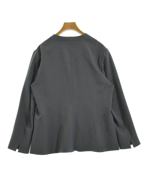 INDIVI（インディヴィ）ノーカラージャケット グレー サイズ:13(XL位) レディース/2200610107030