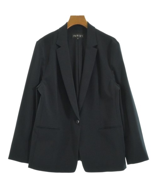 INDIVI(インディヴィ)テーラードジャケット 紺 サイズ:13(XL位)/2200610107047