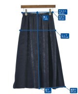 INDIVI（インディヴィ）ロング・マキシ丈スカート 紺 サイズ:36(S位) レディース/2200641641084