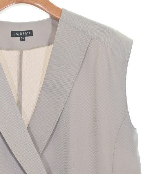 INDIVI（インディヴィ）ベスト グレー サイズ:34(XS位) レディース/2200638180398