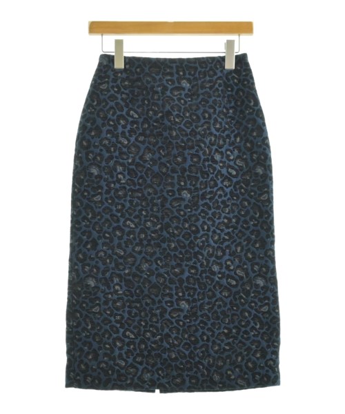 INDIVI(インディヴィ)ロング・マキシ丈スカート 紺 サイズ:36(S位)/2200641204074