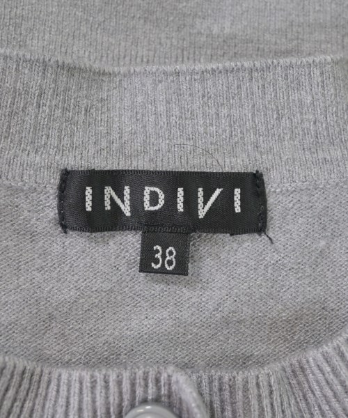 INDIVI（インディヴィ）カーディガン グレー サイズ:38(M位) レディース/2200641204135