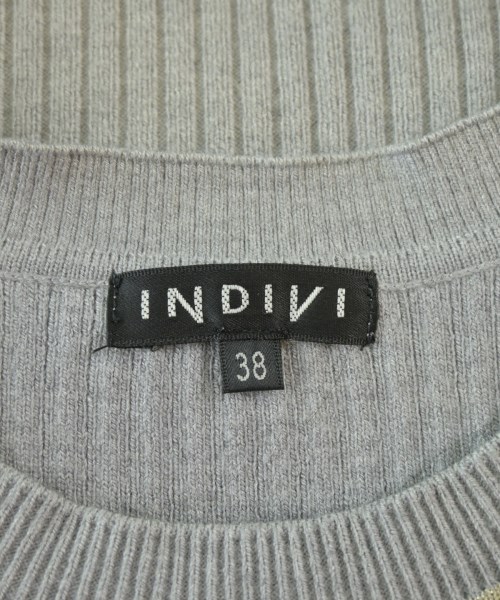 INDIVI（インディヴィ）ニット・セーター グレー サイズ:38(M位) レディース/2200641204142