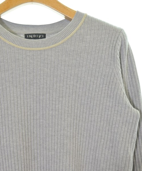 INDIVI（インディヴィ）ニット・セーター グレー サイズ:38(M位) レディース/2200641204142