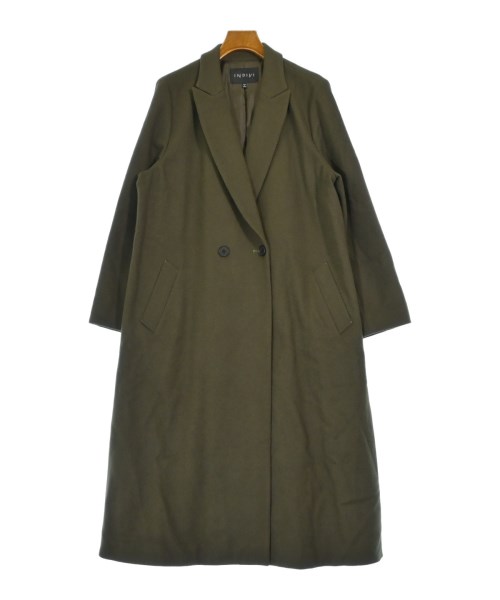 INDIVI(インディヴィ)チェスターコート カーキ サイズ:42(XL位)/2200639509013