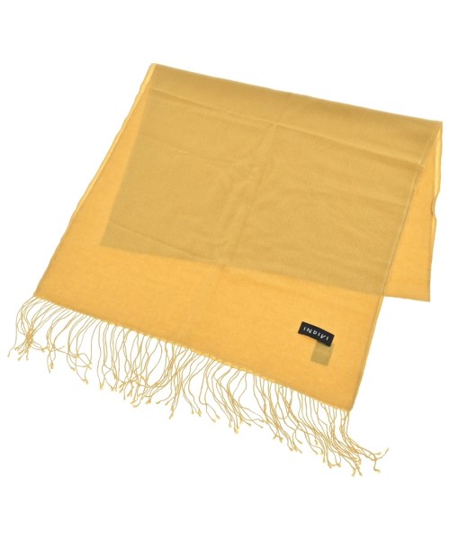 INDIVI(インディヴィ)ストール 黄 サイズ:-/2200646306117