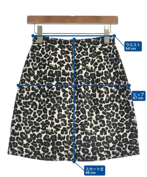 INDIVI（インディヴィ）ミニスカート ベージュ サイズ:07(S位) レディース/2200647675021