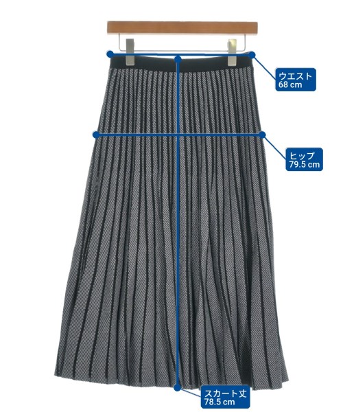 INDIVI（インディヴィ）ロング・マキシ丈スカート 黒 サイズ:40(L位) レディース/2200647713020