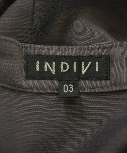INDIVI（インディヴィ）カジュアルシャツ グレー サイズ:03(L位) レディース/2200646243054