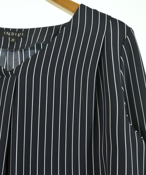 INDIVI（インディヴィ）ブラウス 紺 サイズ:38(M位) レディース/2200648078142