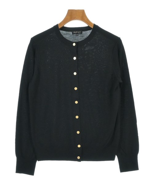 INDIVI(インディヴィ)カーディガン 黒 サイズ:38(M位)/2200637545099