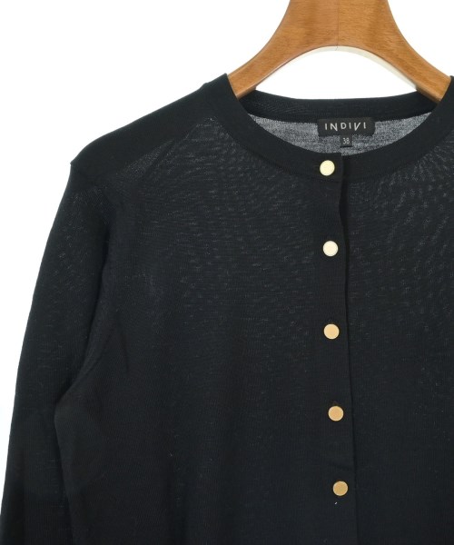 INDIVI（インディヴィ）カーディガン 黒 サイズ:38(M位) レディース/2200637545099