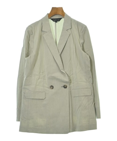 INDIVI(インディヴィ)テーラードジャケット グレー サイズ:38(M位)/2200643050082