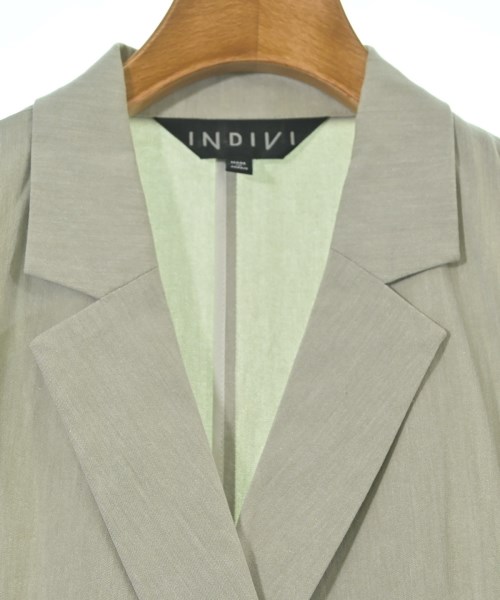 INDIVI（インディヴィ）テーラードジャケット グレー サイズ:38(M位) レディース/2200643050082
