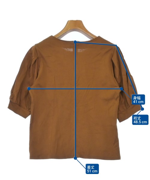 INDIVI（インディヴィ）Tシャツ・カットソー 茶 サイズ:38(M位) レディース/2200648242048