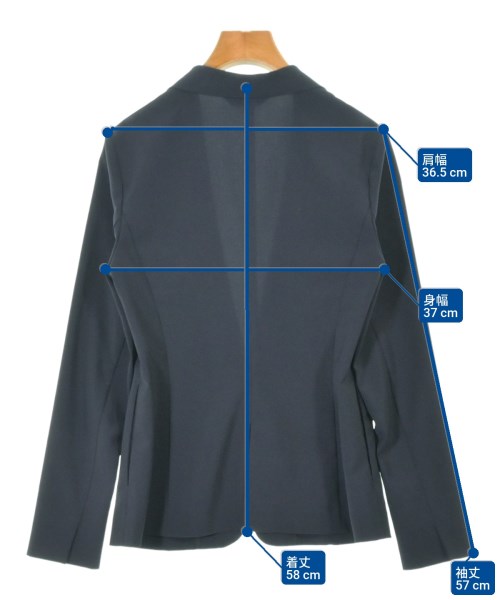 INDIVI（インディヴィ）テーラードジャケット 紺 サイズ:36(S位) レディース/2200644633116