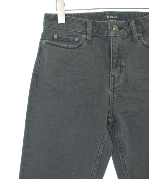 INDIVI（インディヴィ）デニムパンツ 黒 サイズ:38(M位) レディース/2200646217147