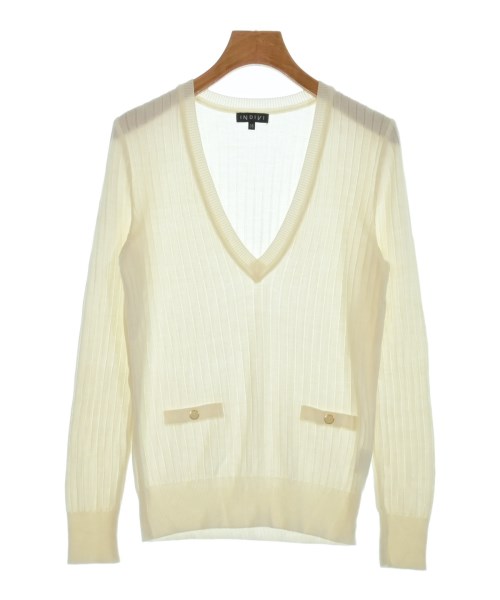INDIVI(インディヴィ)ニット・セーター 白 サイズ:38(M位)/2200648767107