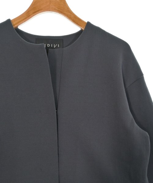 INDIVI（インディヴィ）ノーカラージャケット 紺 サイズ:34(XS位) レディース/2200647688014