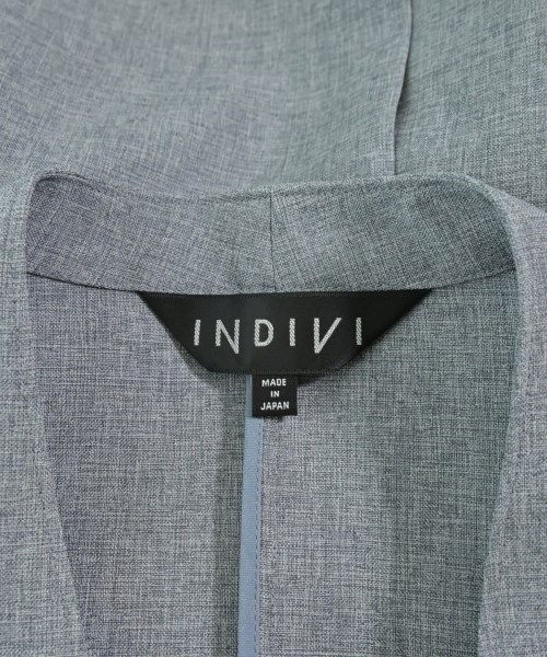 INDIVI（インディヴィ）ジャケット 青 サイズ:36(S位) レディース/2200647688021