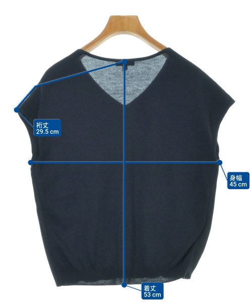 INDIVI（インディヴィ）ニット・セーター 紺 サイズ:38(M位) レディース/2200647688083