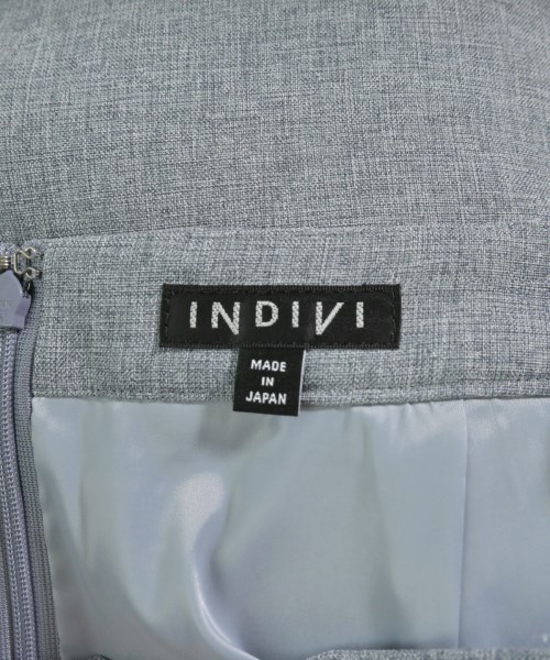 INDIVI（インディヴィ）ひざ丈スカート 青 サイズ:36(S位) レディース/2200647688120