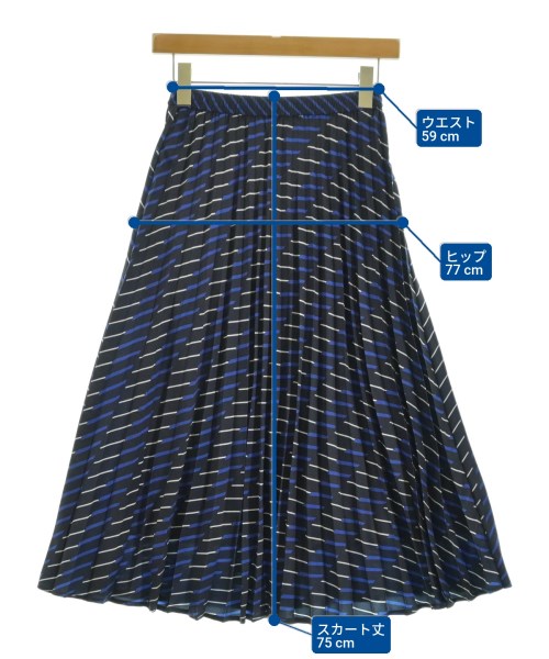 INDIVI（インディヴィ）ロング・マキシ丈スカート 黒 サイズ:05(XXS位) レディース/2200647688137