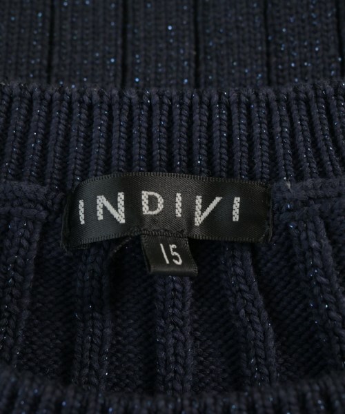 INDIVI（インディヴィ）ニット・セーター 紺 サイズ:15(XXL位) レディース/2200644918046
