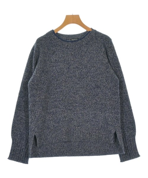 INDIVI(インディヴィ)ニット・セーター 紺 サイズ:13(XL位)/2200645496062