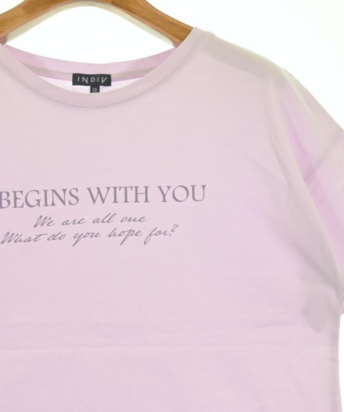 INDIVI（インディヴィ）Tシャツ・カットソー ピンク サイズ:38(M位) レディース/2200643762091