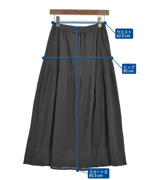 INDIVI（インディヴィ）ロング・マキシ丈スカート 茶 サイズ:36(S位) レディース/2200643762121