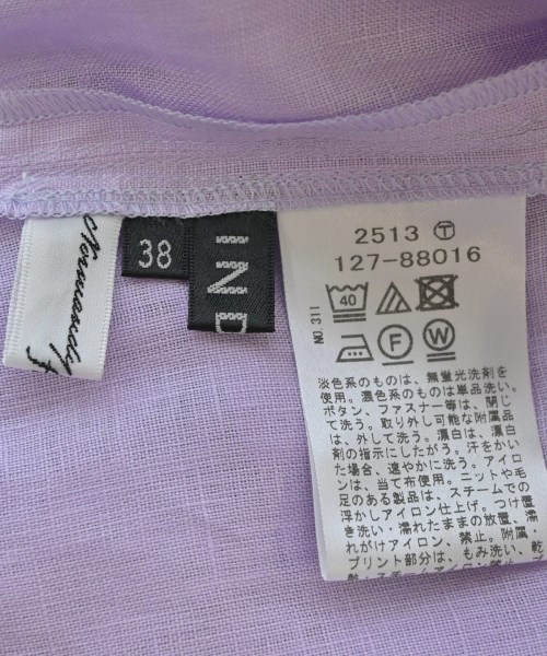 INDIVI（インディヴィ）ブラウス 紫 サイズ:38(M位) レディース/2200643762152