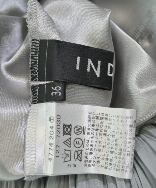 INDIVI（インディヴィ）ロング・マキシ丈スカート グレー サイズ:36(S位) レディース/2200643762206