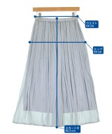 INDIVI（インディヴィ）ロング・マキシ丈スカート グレー サイズ:36(S位) レディース/2200643762206