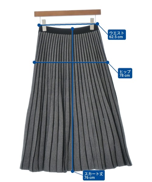 INDIVI（インディヴィ）ロング・マキシ丈スカート 黒 サイズ:36(S位) レディース/2200649661015