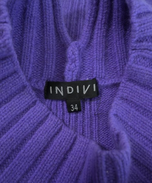 INDIVI（インディヴィ）ニット・セーター 紫 サイズ:34(XS位) レディース/2200650009042