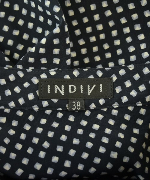 INDIVI（インディヴィ）ブラウス 紺 サイズ:38(M位) レディース/2200700635238