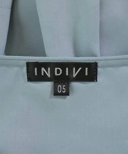 INDIVI（インディヴィ）ブラウス 青 サイズ:05(XS位) レディース/2200702676017