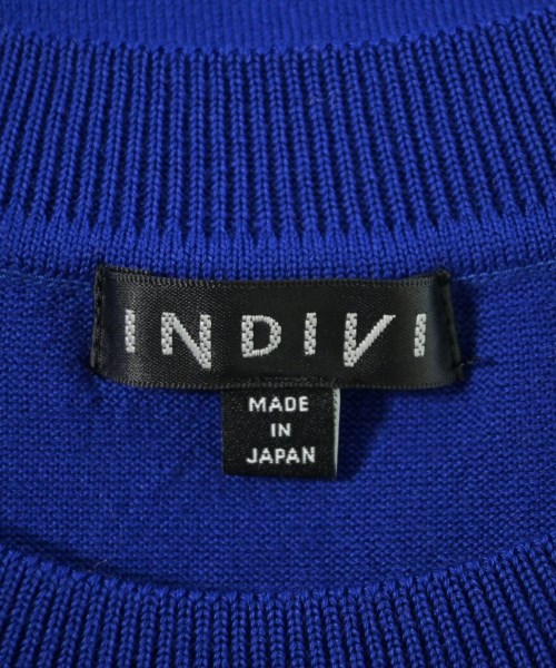 INDIVI（インディヴィ）ニット・セーター 青 サイズ:38(M位) レディース/2200701261139