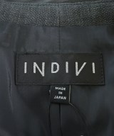 INDIVI（インディヴィ）ノーカラージャケット グレー サイズ:40(L位) レディース/2200701591045