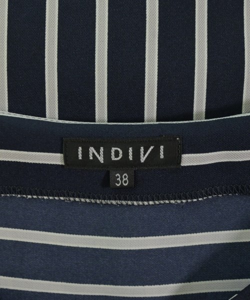 INDIVI（インディヴィ）ブラウス 紺 サイズ:38(M位) レディース/2200701591175