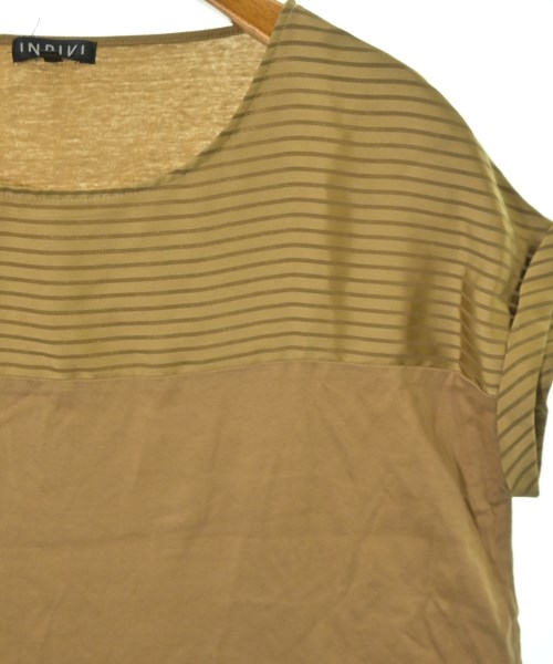 INDIVI（インディヴィ）Tシャツ・カットソー 茶 サイズ:38(M位) レディース/2200706475012