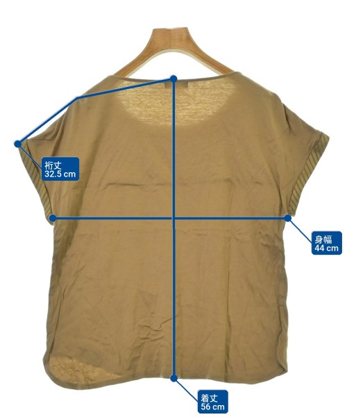 INDIVI（インディヴィ）Tシャツ・カットソー 茶 サイズ:38(M位) レディース/2200706475012