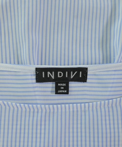 INDIVI（インディヴィ）ブラウス 青 サイズ:38(M位) レディース/2200706698022