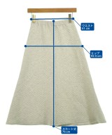 INDIVI（インディヴィ）ロング・マキシ丈スカート グレー サイズ:34(XS位) レディース/2200703794017