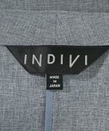 INDIVI（インディヴィ）ノーカラージャケット グレー サイズ:36(S位) レディース/2200708379011