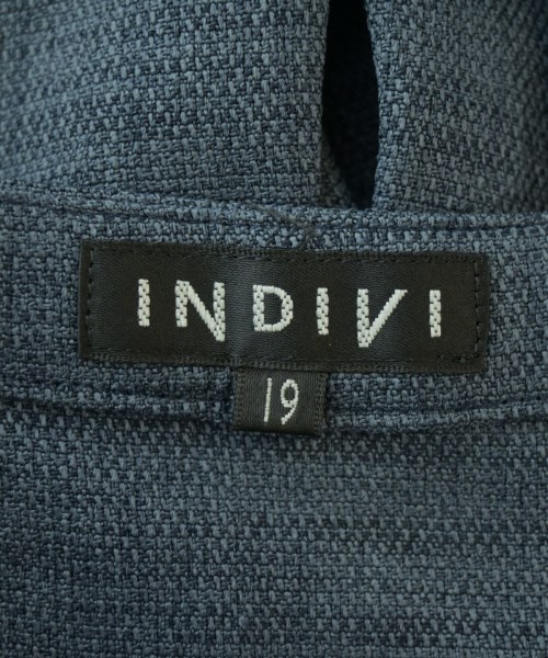 INDIVI（インディヴィ）ブラウス 紺 サイズ:19(F) レディース/2200706382020