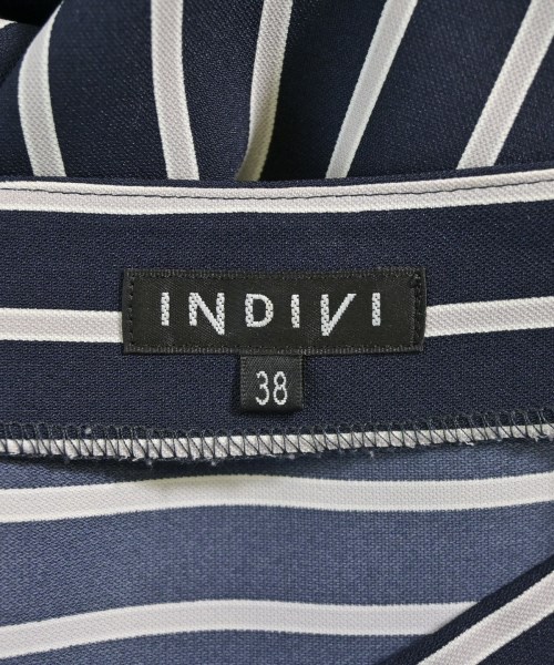 INDIVI（インディヴィ）ブラウス 紺 サイズ:38(M位) レディース/2200706637113