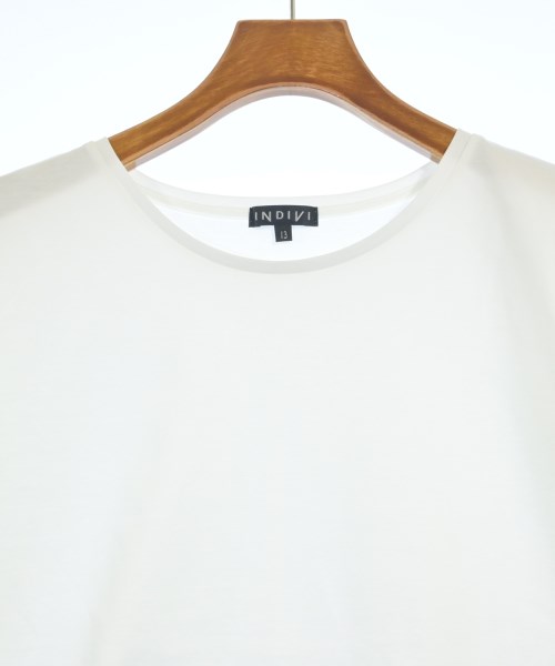 INDIVI（インディヴィ）Tシャツ・カットソー 白 サイズ:13(XL位) レディース/2200707076065