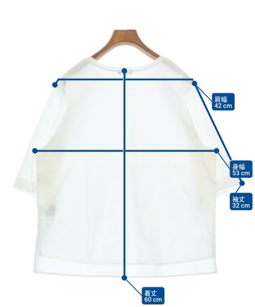 INDIVI（インディヴィ）Tシャツ・カットソー 白 サイズ:13(XL位) レディース/2200707076065